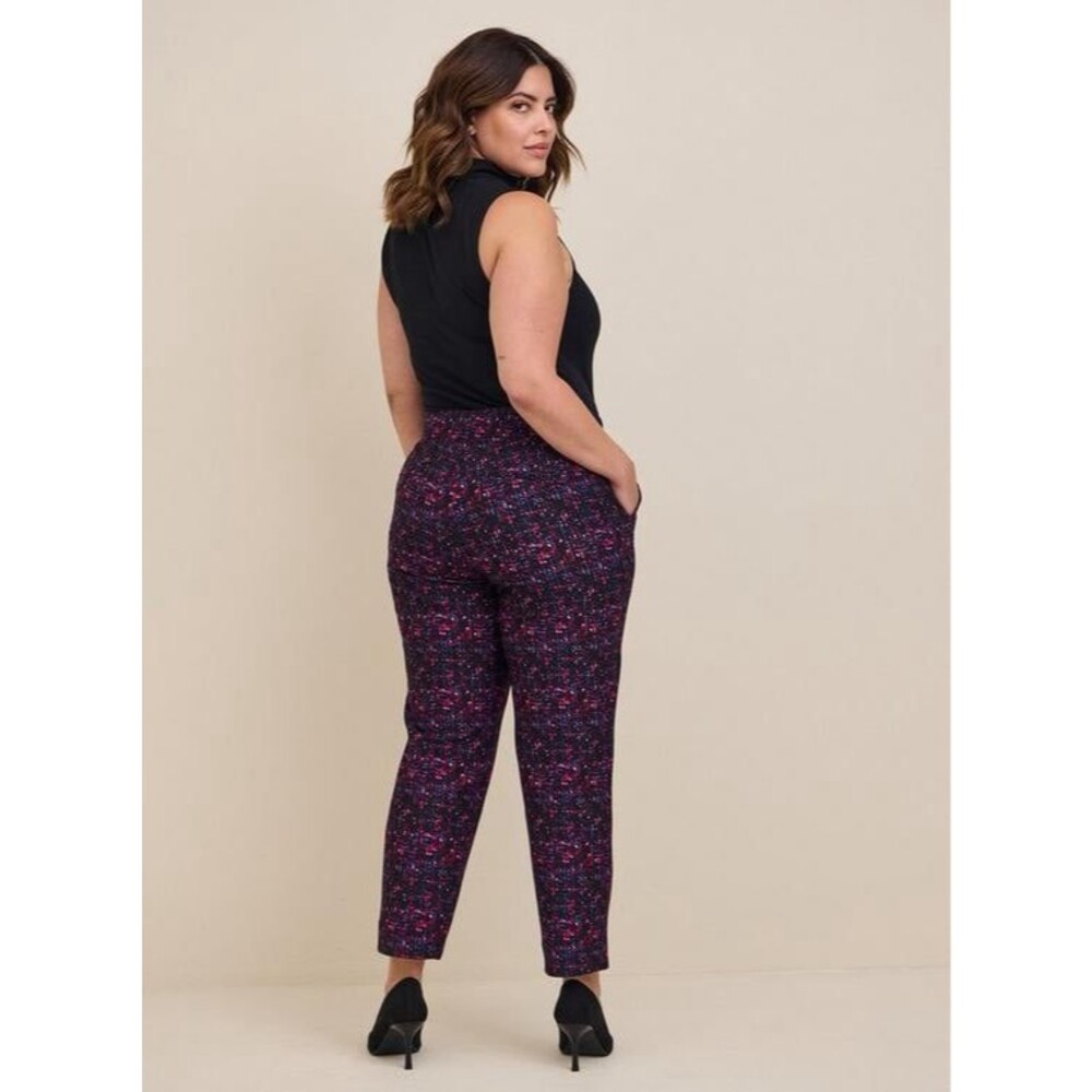 Torrid Slim Ankle Pants Multicolor Abstract Tweed
Print Size 00R (12)